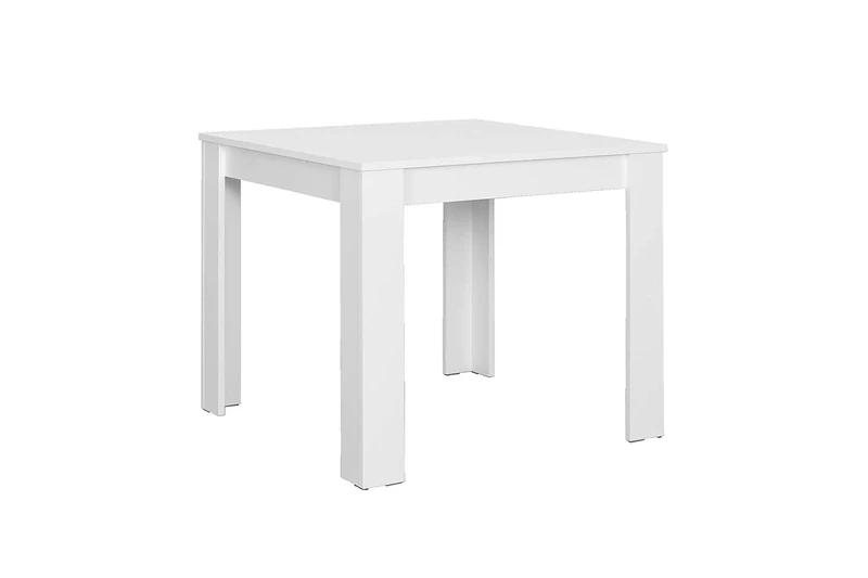 byLIVING Table, Engineered Wood, White, 80 x 80 cm