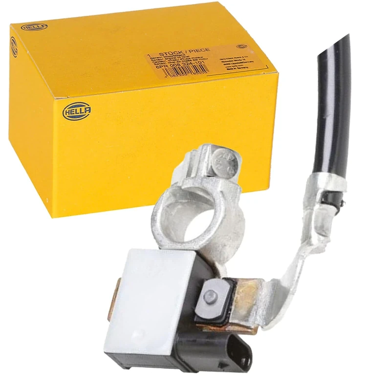 HELLA 6PK 010 562-921 Sensor, battery management - 12V - Bolted - Cable: 340mm