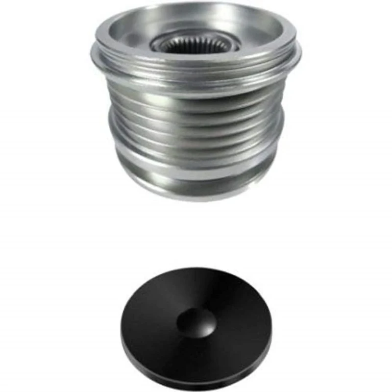 HELLA 9XU 358 039-201 Alternator Freewheel Clutch - Thread Size: M16x1,5 - Number of grooves: 5 - with cap