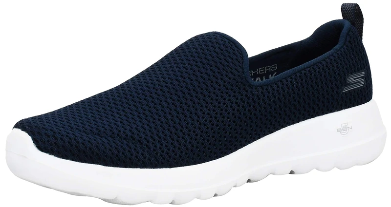 Skechers Women's Go Joy-15600 Walking Shoe, Navy White, 10 UK Wide