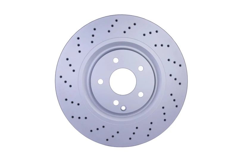 HELLA 8DD 355 128-141 Brake Disc - 54237PRO_HC - High-carbon - Coated - 345mm - 30mm - internally vented/Perforated - for e.g. MERCEDES-BENZ