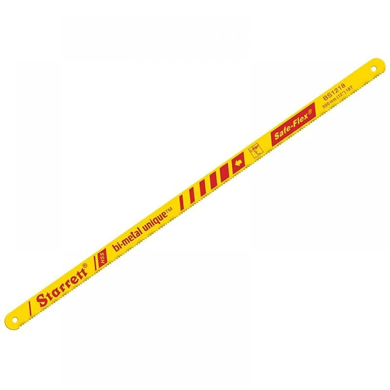 Starrett KBS1218-100 18 TPI Hacksaw Blade, 300mm x 13mm x .65mm, Pack of 100