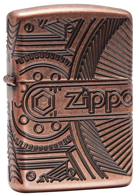 Zippo Zippo gears Windproof Lighter - Armor® antique copper, regular