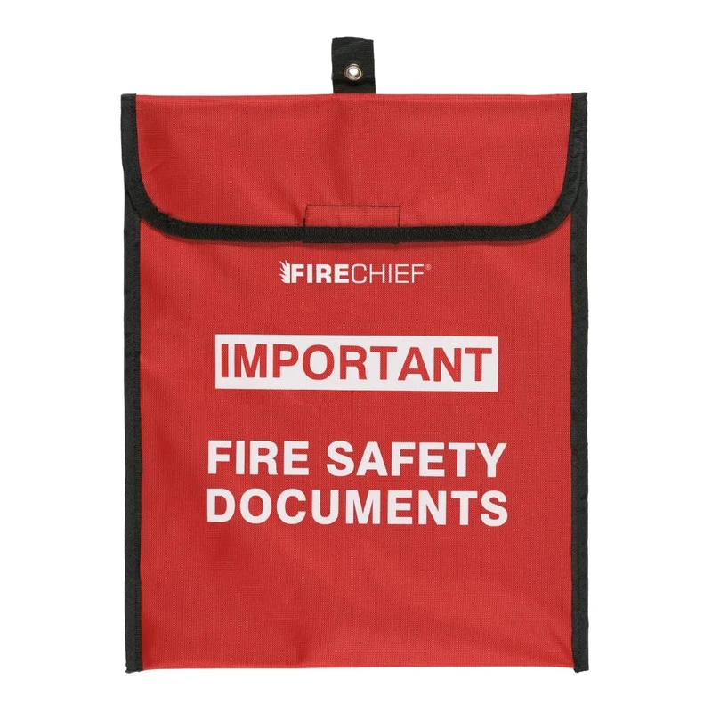 Firechief HSDA4 Soft Pack Document Holder, A4, Red