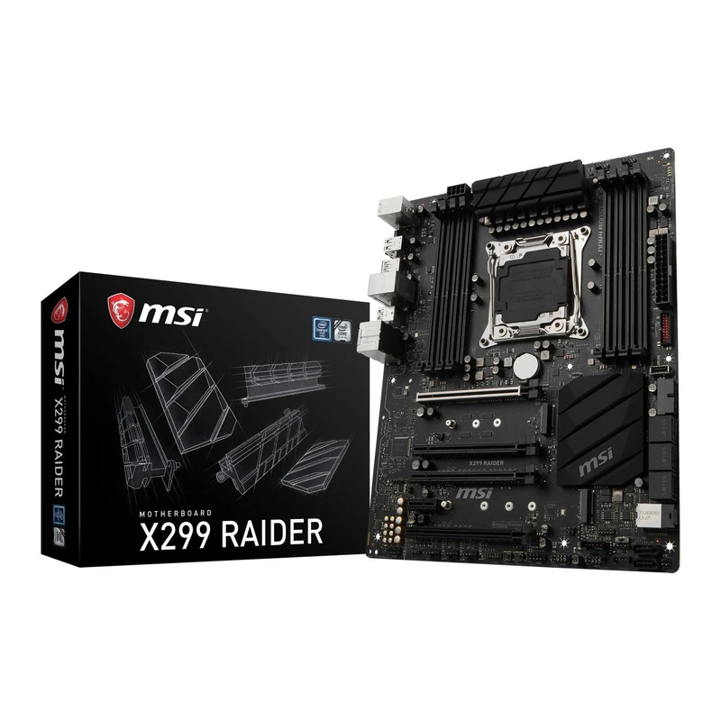 msi X299 RAIDER motherboard - Image 1