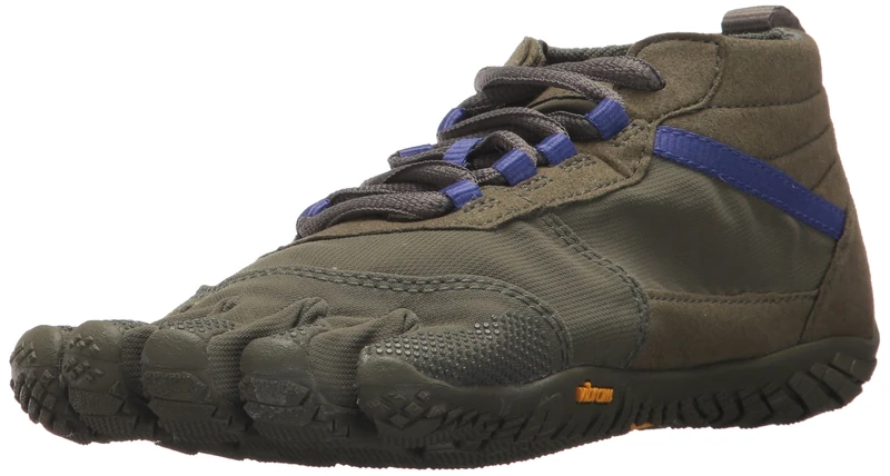 Vibram Women's Women's V-trek Military/Purple Trail Running Shoe, Military Purple, 6.5 7 UK