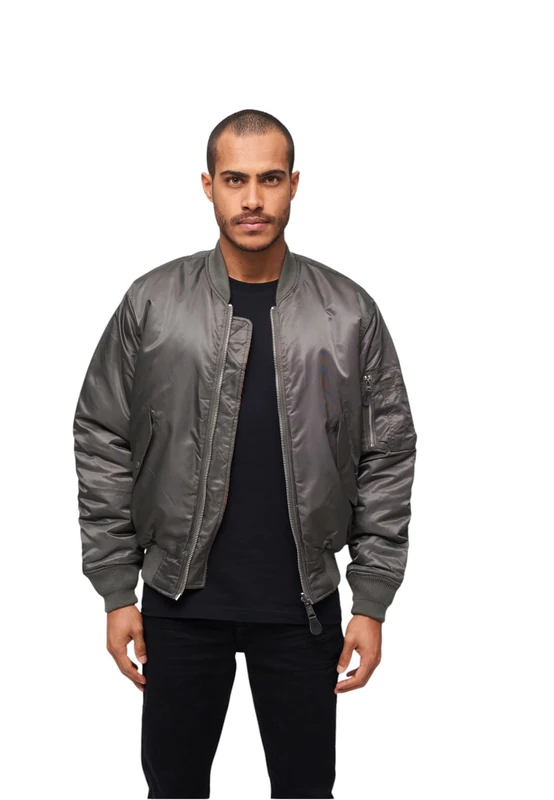 Brandit MA1 Jacket, Color: anthrazit, Size: 3XL