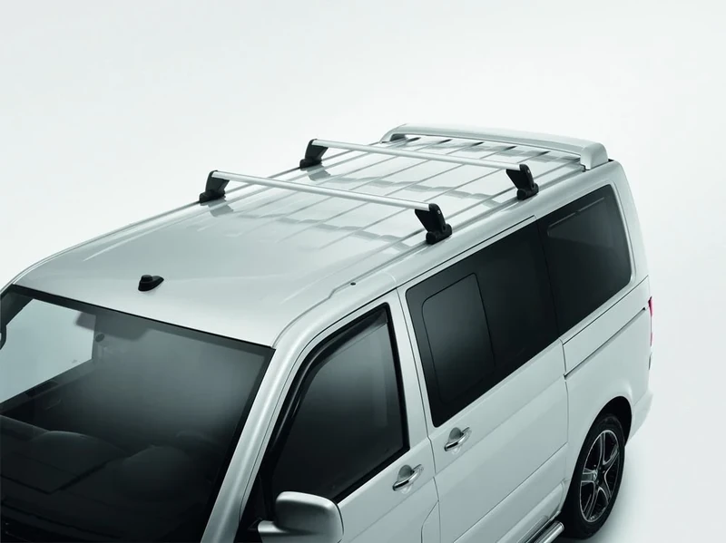 Volkswagen Original VW T5 T6 California Roof Rack Support Bars Base Carrier Set T-Nut Transport 7H7071126