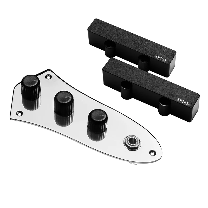 EMG J Prewired Bass Guitar Pickup Set Plus Control Plate System