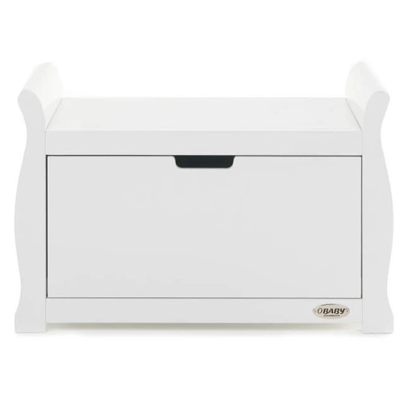 Obaby Stamford Sleigh Toy Box - White