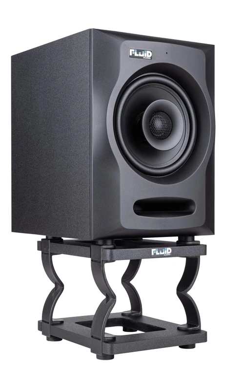 Fluid Audio DS5: Decoupling adjustable monitor stand for 4-5" speaker loaded studio monitors