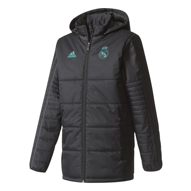 Adidas Boys Real Wint Jkt 2017-2018 Team T- Shirt - Black/Negro/Gripur, Size 164