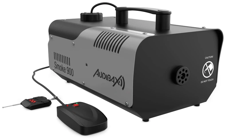 Audibax Smoke 900 - Smoke Machine Illuminated with RGB LED - Fog Machine with Remote Control - Power of 900W - Capacity 0.9 L - Smoke Per Minute of 280m3 - Heating in 4 min