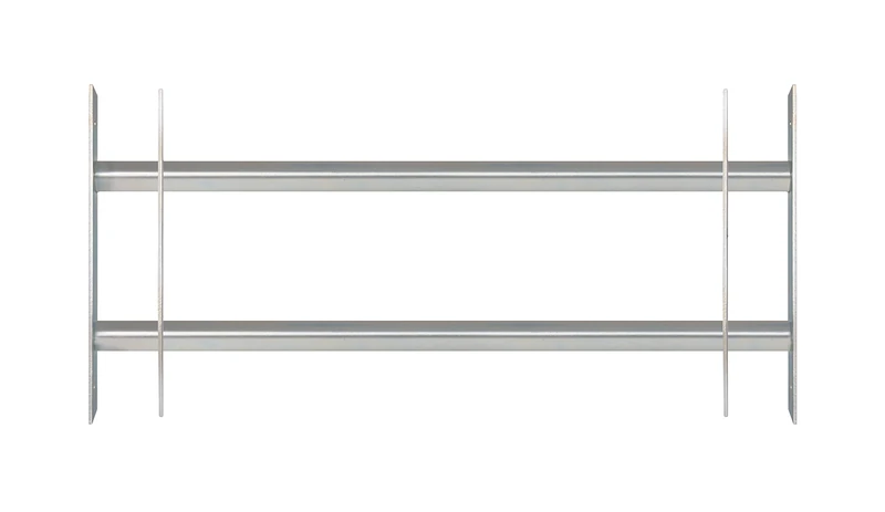 GAH-Alberts Secorino Basic 563684 Window Grille Extendible for Exterior Windows Burglary Protection Grille Galvanised Blue 300 x 700-1050 mm