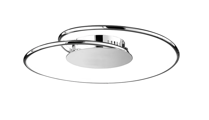 Wofi A Ceiling Light, Metal, Integrated, Chrome, Integriert 16W