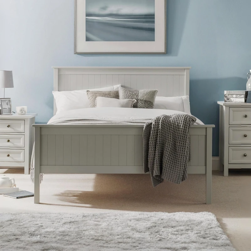 Julian Bowen Maine Bed, Dove Grey, Single