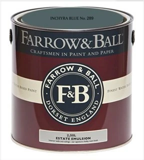Farrow & Ball ESTATE EMULSION 289 INCHYRA BLUE 2.5L*MIXED TO ORDER-NON RETURNABLE