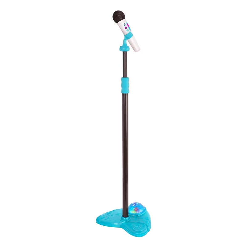 B. toys – Mic It Shine – Musical Microphone – Bluetooth Connection & Extendable Height – 5 Songs, Lights & Recording Feature – 3+ Years - Image 1