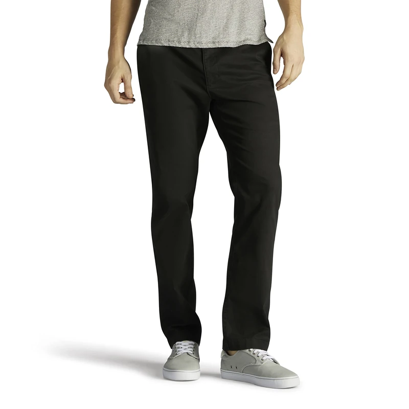Lee Men's Performance Series Extreme Comfort Slim Pantperformance Casual Pants, Black, 33W x 32L
