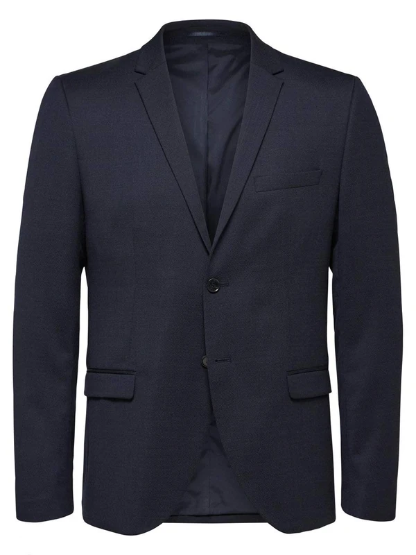 SELECTED HOMME Men's Suit Jacket, Blue (Dark Navy Dark Navy), 44R - Image 1