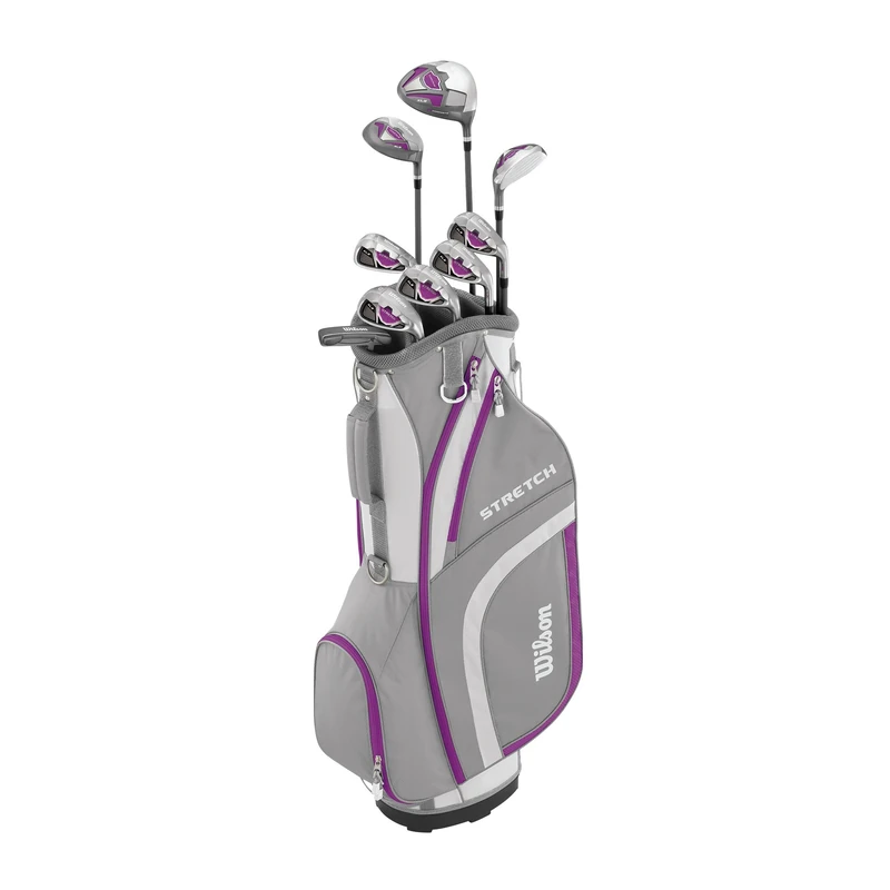 Wilson Women's Stretch Golf Club 9Club Set with Cart Bag