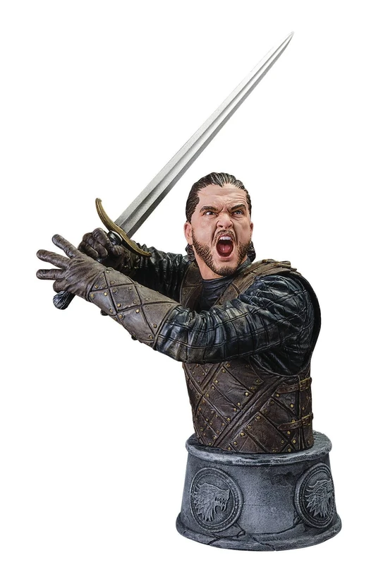 Game of Thrones 3000-904 Jon Snow Bust Figure, Multi-Colour