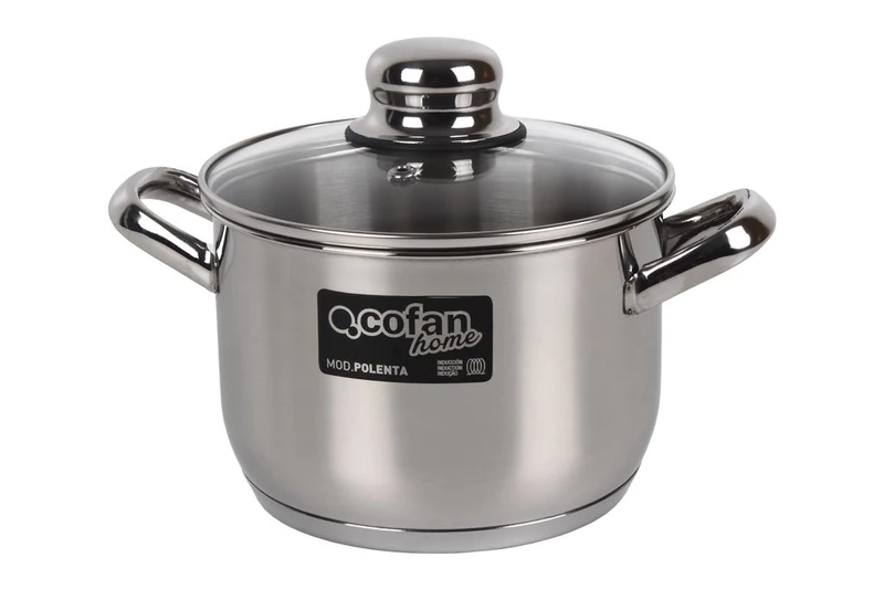 Cofan Polenta Pot, Grey, 27. cm
