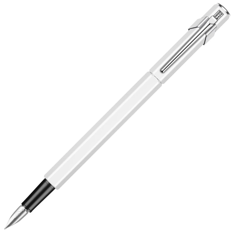 Caran d'Ache 840.001 Medium Nib 849 Fountain Pen - White