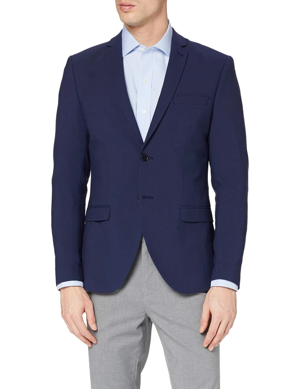 SELECTED HOMME Men's Shdnewone-mylodon2 M Blazer Noos Suit Jacket, Blue Depths, 42L
