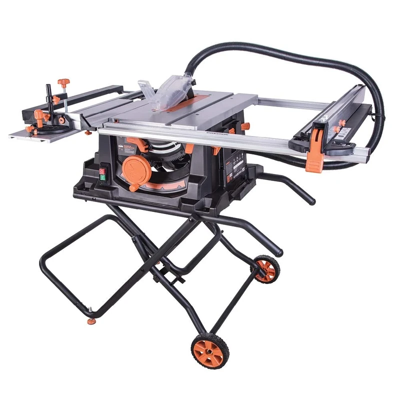 Evolution Power Tools Rage 5-S Table Saw, Multi-Purpose & Portable, Cuts Wood, Metal, Plastic & More, 255 mm (110 V)