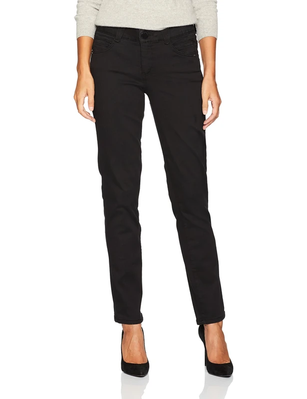 Democracy Women's Ab Solution Straight Leg Jean - Black - 2