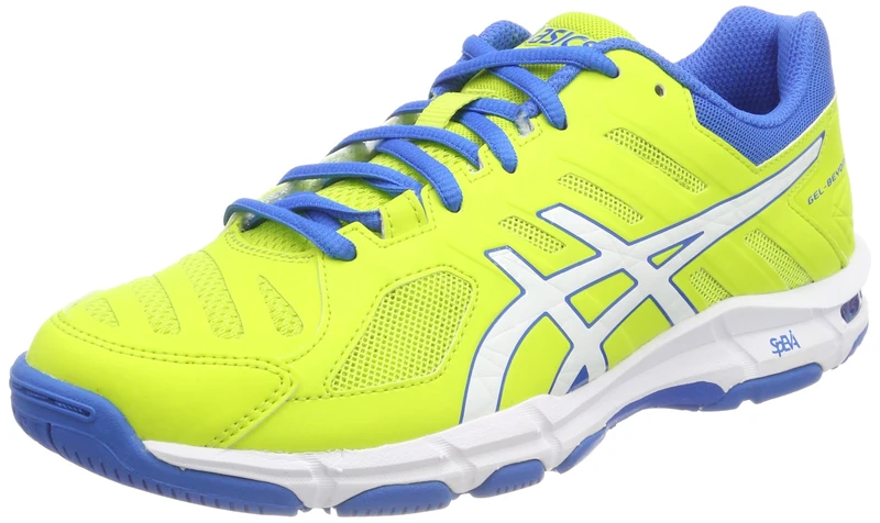 ASICS Men's Gel-Beyond 5 Volleyball Shoes, Green (Energy Green/White/Electric Blue 7701), 11 UK