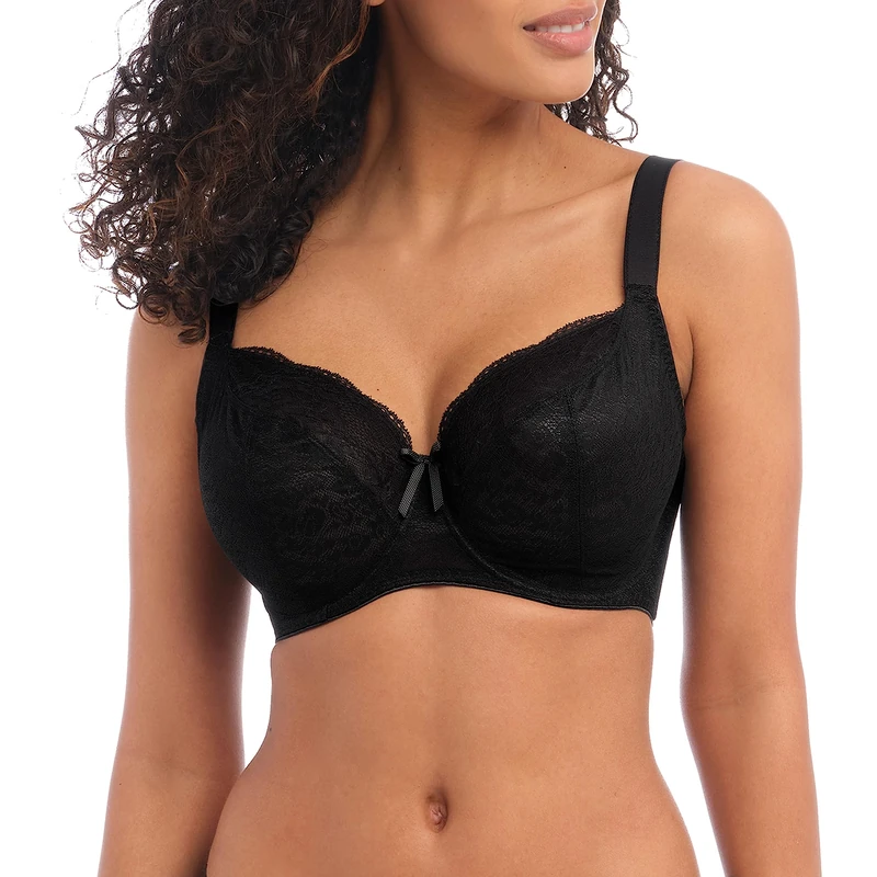 Freya Fancies Balcony Bra Black Black 38J
