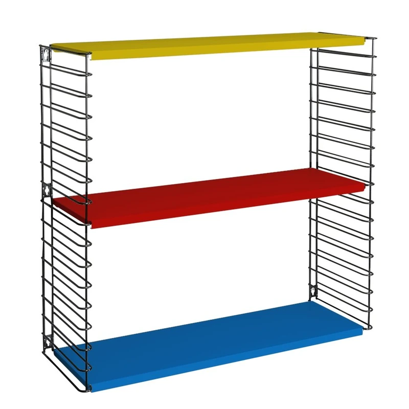 Tomado tricolour modular metal shelf, 70 x 21 x 68cm. - Image 1