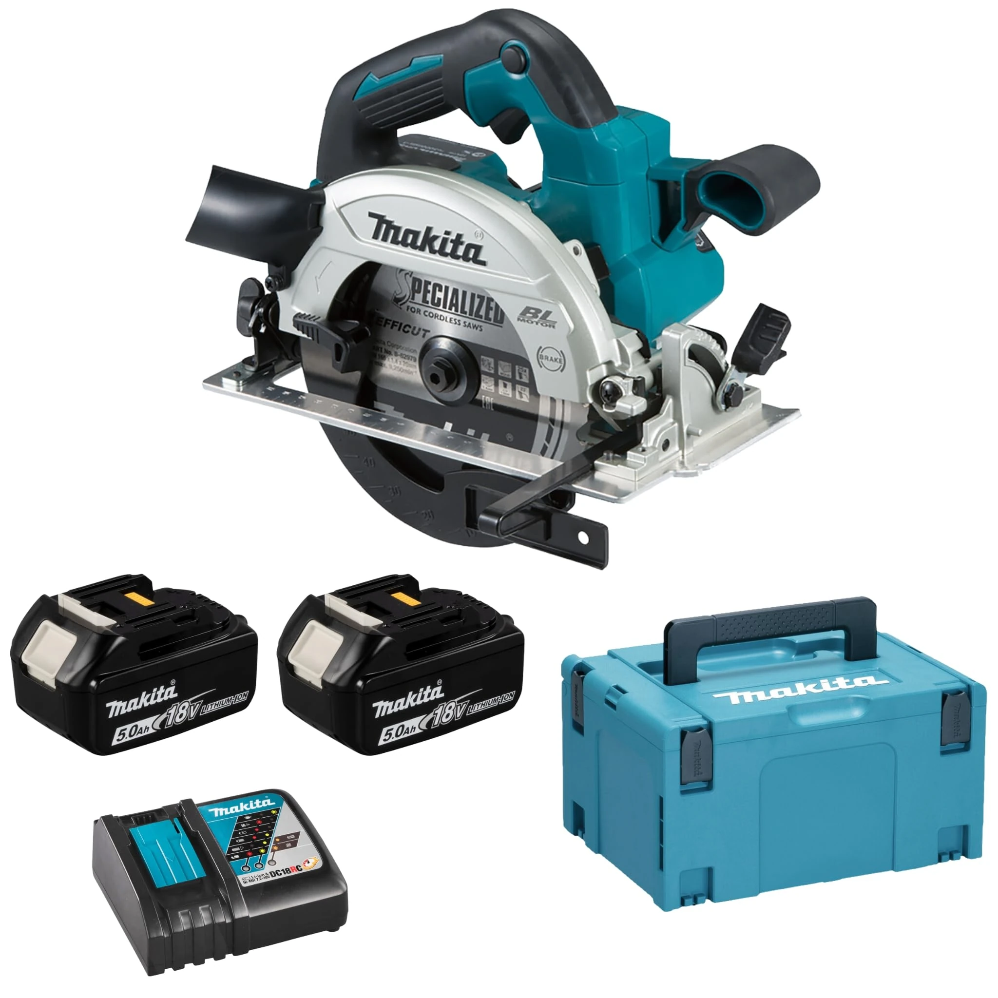 Makita DHS660RTJ Circular Saw, 18 V
