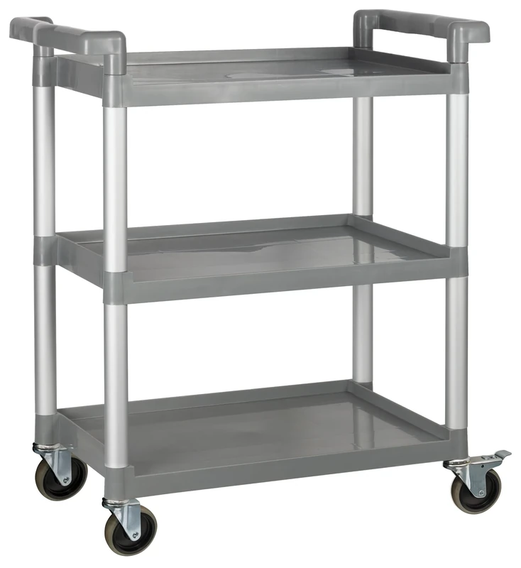 Winco Utility Cart UC-2415G, Plastic, Gray - Image 1
