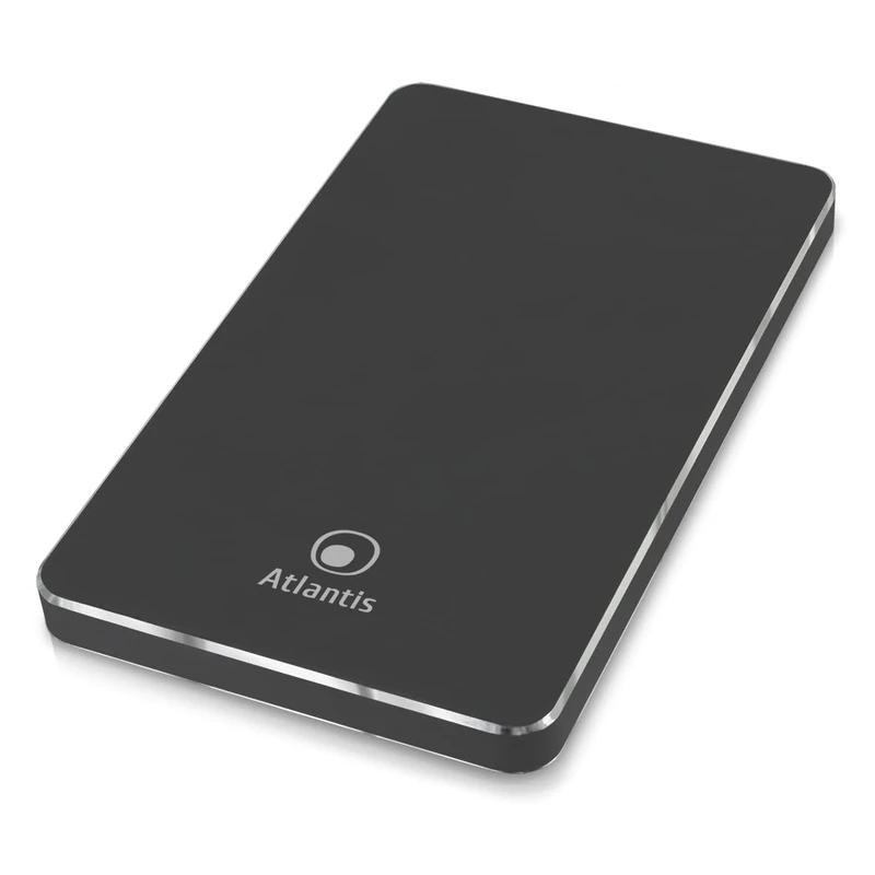 Atlantis DiskMaster 244CG External Hard Drive Enclosure - Dark Grey