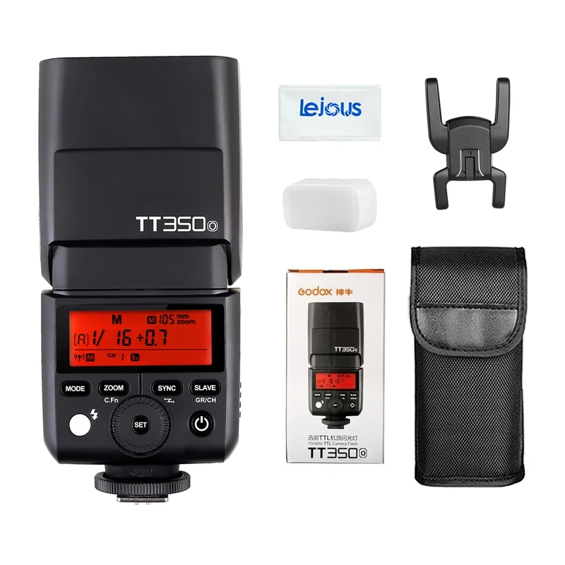 Godox TT350o TTL Camera Flash GN36 2.4G 1/8000s HSS Mini Flash Speedlight Compatible for Olympus OMD E-M5 Mark III E-M1 E-P15 E-M10II E-PL8 Panasonic G9 DMC-GX85 G7 GF1 LX100