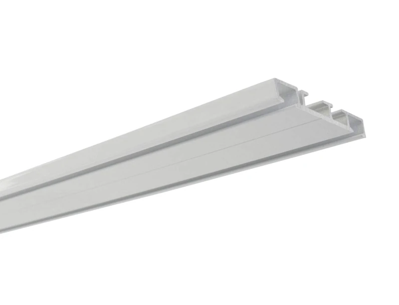 Gardinia Aluminium Curtain Rail 2-Track White 150 cm