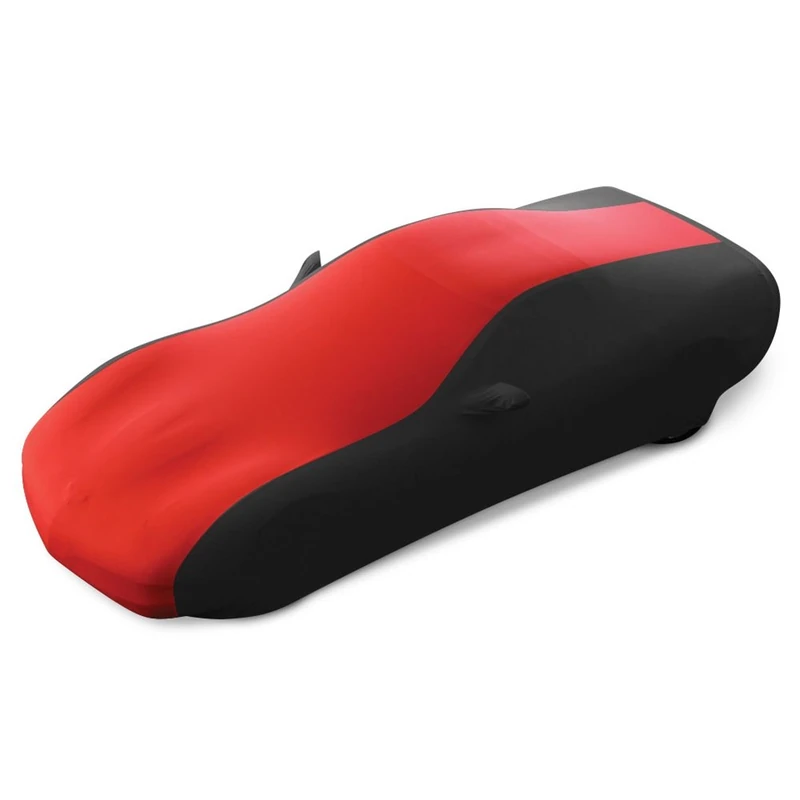 Corvette Ultraguard Stretch Satin Sport Car Cover - Indoor : 1997-2004 C5, Z06 (Red/Black)