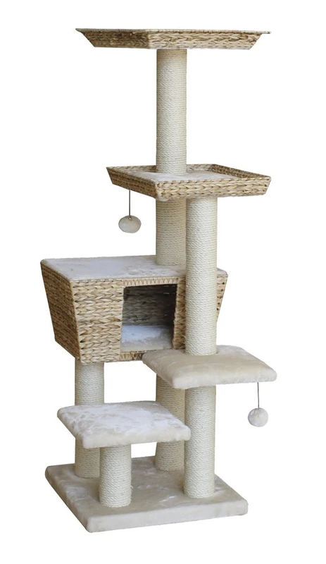 Nobby Motega Cat Tree 48 x 48 x 141 cm Beige