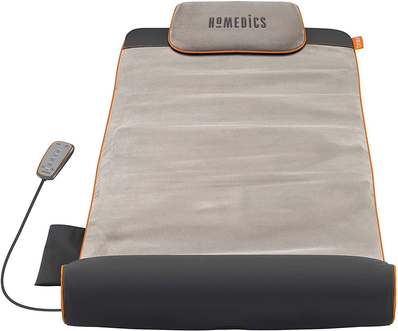 HoMedics STRETCH - Yoga Mat with Adjustable Back Body Stretching, Release Tension, Improve Flexibility, 4 Built-In Treatment Programs, Simple Foldaway Design + Handy Strapping System for Easy Storage