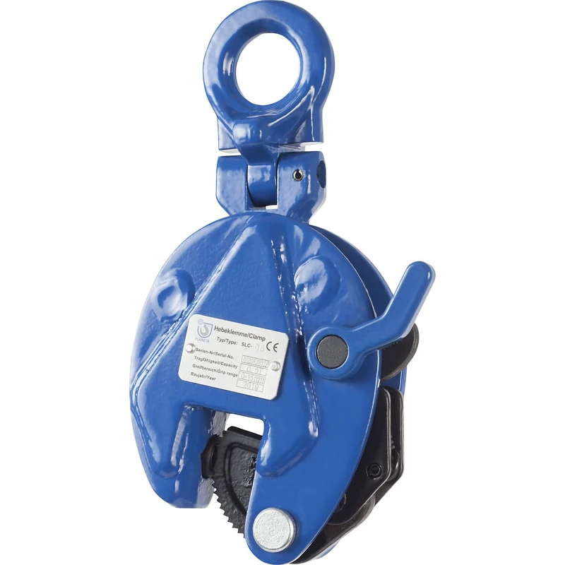 PLANETA F00050 Lifting Clamp SLC-0.5 | 500 kg Load Capacity | 0-15 mm Grip Range | 2 kg Weight