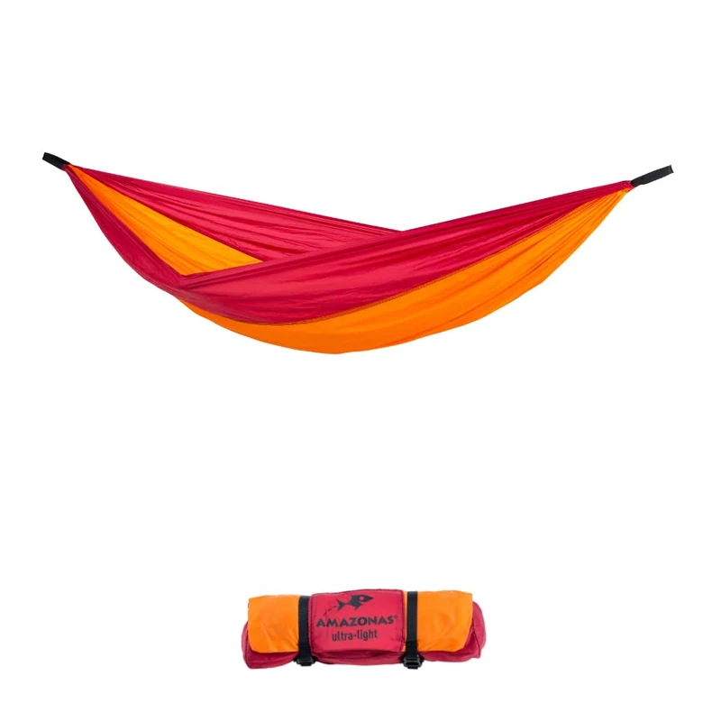 Amazonas AZ-1030412 Amazonas Ultralight Adventure Hiking Hammock, Red, NULL