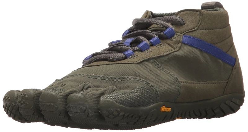 Vibram Women's Women's V-trek Military/Purple Trail Running Shoe, Military Purple, 5 5.5 UK