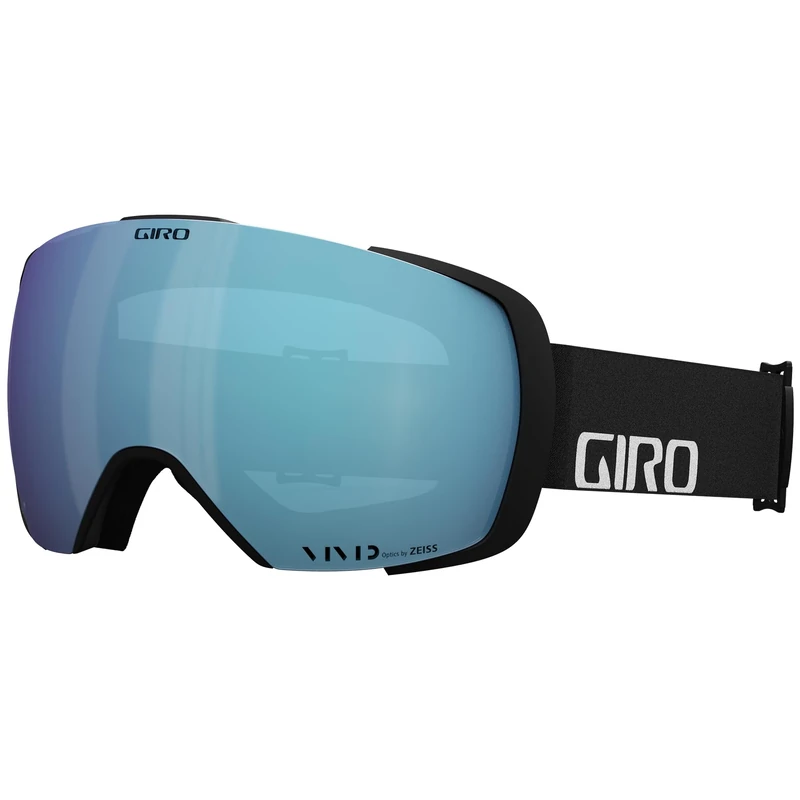 Giro GIRRJ Contact Snow Goggles - Black Wordmark - Vivid Royal & Vivid Infrared Lenses, Large Frame