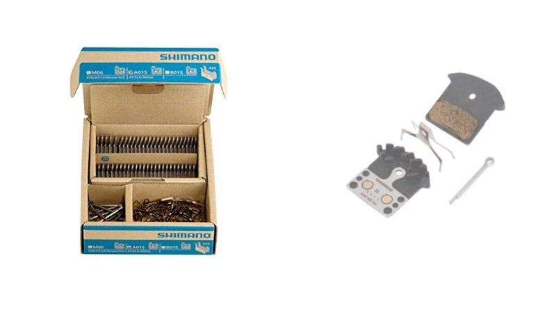 SHIMANO 8LW98031 Unisex Adult Brake Pads, Grey