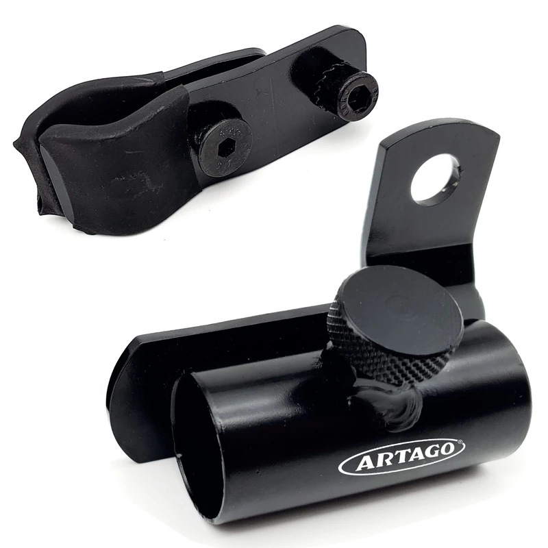 Artago K502 Metal bracket for U-lock fixed to tubes or screws, bicycle and motorcycle.