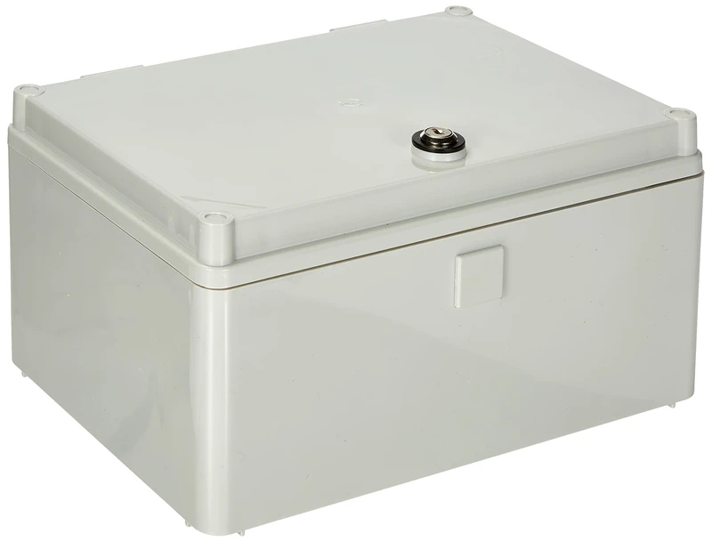 ELEKTRO-PLAST UNI-mini Switch Cabinet with Lock 300 x 200 x 160 mm Surface-Mounted Distribution Cabinet Industrial Housing Switch Box 43.01 IP65 5900 White