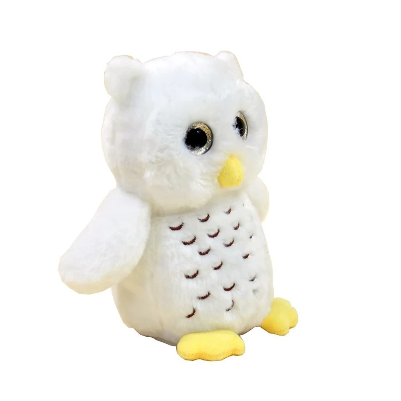 Kögler 75904 - Laber Snowy Owl Mia, Labertier with Recording and Playback Function, Makes Everything Fun and Moves, Approximately 18 cm Tall, Ideal as a Gift for Boys and Girls - Image 1